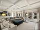 Spacious living room with coffered ceilings, a large sofa, and multiple windows with natural light at 2004 Lombardy Cir, Charlotte, NC 28203