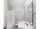 Neat bathroom with a tub, a sleek vanity, and a well-lit mirror creating a refreshing space at 2328 Edison St, Charlotte, NC 28206