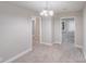 Cozy dining area featuring neutral tones and multiple entryways at 2328 Edison St, Charlotte, NC 28206