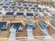 Aerial view of new home construction in neighborhood at 239 Damask Dr, Lancaster, SC 29720