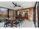Dining room boasts hardwood floors, modern chandelier, and ample natural light at 341 Beckwick Ln, Concord, NC 28025