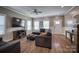 Comfortable living room with hardwood floors, modern furniture, and ample natural light at 3675 West Bay Dr, Sherrills Ford, NC 28673