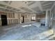 Living room under construction with drywall installed and a glimpse of the front entrance at 44389 Us 52 N Hwy, Richfield, NC 28137