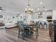 Open concept dining area flows into the kitchen and living room at 518 Palmarosa St, Fort Mill, SC 29715