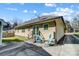 Exterior view of the backyard, showing a well maintained home and yard at 6618 Alexander Rd, Charlotte, NC 28270