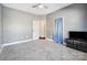 Another secondary bedroom features a window and ample space at 6618 Alexander Rd, Charlotte, NC 28270