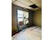 Bedroom that needs full renovation: Damaged wall, ceiling, floor and window coverings at 981 15Th St # 16, Lancaster, SC 29720