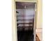 Walk-in pantry with shelving that needs repairs. The unit is not in good condition at 981 15Th St # 16, Lancaster, SC 29720