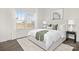 Bright bedroom featuring a large window, stylish decor, and a cozy, inviting atmosphere at 134 Montgomery Pl # 708, Mount Gilead, NC 27306