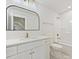Clean bathroom with white cabinets, bathtub, toilet, and gold fixtures at 1467 Centennial Dr, Rock Hill, SC 29732