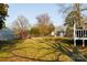 A huge backyard with a large deck, playset, privacy fence, and plenty of green space at 1597 Mcgill St, Rock Hill, SC 29732