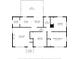 Layout of the home with the living room, primary bedroom, bedrooms, kitchen, dining, laundry, bath, and porch at 1597 Mcgill St, Rock Hill, SC 29732