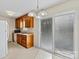 Kitchen with a sliding glass door and a view of a backyard at 2107 Summerfield Cir, Conover, NC 28613