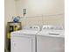 Laundry room with a washer, dryer, and water heater at 2107 Summerfield Cir, Conover, NC 28613