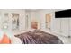Inviting bedroom boasts a bed, access to ensuite, and a TV, combining comfort and convenience for relaxation at 2311 Doby Creek Ln, Charlotte, NC 28262