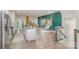 Bright open-concept kitchen with granite countertops and hardwood floors at 2311 Doby Creek Ln, Charlotte, NC 28262