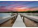 Picturesque view of a private dock extending into the lake, ideal for boating and enjoying waterfront living at 249 Blue Heron Dr, Rock Hill, SC 29732