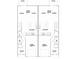 Detailed first-floor floor plan, featuring the living room, dining area, kitchen, foyer, one-car garage, and patio at 2816 Old Steele Creek Rd, Charlotte, NC 28208