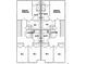Upstairs floor plan featuring primary bedrooms, laundry, bathrooms, and the layout of bedrooms 2 and 3 at 2816 Old Steele Creek Rd, Charlotte, NC 28208