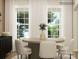 Bright dining area with modern table, chairs, and neutral tones, perfect for Gathering meals and entertaining guests at 4144 Camden Glen Rd, Lancaster, SC 29720