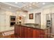 Gourmet kitchen with stainless appliances, center island, and easy access to the rest of the house at 419 Park Ridge Rd, Albemarle, NC 28001