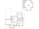 Upstairs floor plan with multiple bedrooms, bathrooms, and a loft area above the main floor living area at 720 Dogwood Ln, Davidson, NC 28036