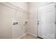 Laundry room ready for your washer/dryer at 113 Burlingame Ct # D, Mooresville, NC 28117