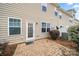 Cozy patio features a brick ground and door to inside at 113 Burlingame Ct # D, Mooresville, NC 28117