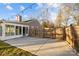 Backyard featuring a patio area perfect for outdoor seating and entertaining at 11501 Candlelight Ct, Charlotte, NC 28226