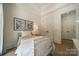 Cozy bedroom with white furniture and a stylish design providing a calming and comfortable space at 129 Tuckernuck Dr, Mooresville, NC 28117