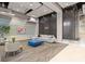 Modern lobby features a comfortable seating area, water feature wall, and contemporary design elements at 210 N Church St # 1612, Charlotte, NC 28202