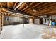 Large unfinished basement with visible ceiling beams and equipment at 32 Bowen Dr, Belmont, NC 28012