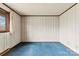 Bedroom featuring a window and blue carpet flooring throughout at 32 Bowen Dr, Belmont, NC 28012