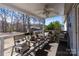 Inviting covered porch featuring comfortable seating and decorative accents at 403 Easy St, Concord, NC 28027