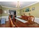 Formal dining room features traditional decor and ample seating at 4301 Old Forge Dr, Gastonia, NC 28056
