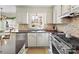 Featuring stainless steel appliances, granite countertops, and stylish backsplash, this kitchen is a chef's dream at 4522 Pendock Ct, Charlotte, NC 28226