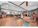 Finished basement with pool table, bar, and tiled flooring at 4531 Montibello Dr, Charlotte, NC 28226