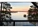 Picturesque lake view showcases calm water and lush trees at 547 Lake Shore Dr, Norwood, NC 28128