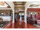Home foyer with hardwood floors, multiple rooms visible and beautiful decor at 5628 Creole Rd, Clover, SC 29710