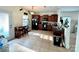 Spacious kitchen with tile flooring, dark cabinets, and modern appliances at 719 Mountain Quail Dr # 34, Charlotte, NC 28216