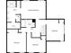 Second floor floorplan featuring multiple bedrooms and baths, and a WIC at 9203 Christina Marie Ct, Charlotte, NC 28213