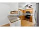 Traditional kitchen with stainless steel appliances, wooden cabinets and lots of light at 121 Alexis Forest Dr, Stanley, NC 28164