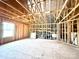 Spacious unfinished attic with wood framing, offering a blank canvas for customization and expansion at 12508 Asbury Chapel Rd, Huntersville, NC 28078
