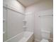 Bathroom with a tub shower and white walls at 15040 Cordelia Dr, Charlotte, NC 28278