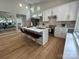 Beautiful kitchen with stainless steel appliances, center island and seating and an open floor plan at 1713 Archdale Dr, Charlotte, NC 28210