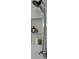 Close-up of a shower niche with decorative tile, offering storage for bath essentials and accessories at 1713 Archdale Dr, Charlotte, NC 28210