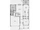 Detailed floor plan showcasing the layout of the home, including bedroom, kitchen, and gathering spaces at 187 Tetcott St, Mooresville, NC 28115