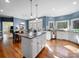 Spacious kitchen with granite countertops, stainless steel appliances, and a central island at 2217 Blue Bell Ln, Charlotte, NC 28270