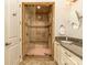 Bathroom showcasing a glass shower, vanity, marble countertops, and neutral tones at 235 Blue River Rd, Clover, SC 29710