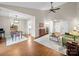 Open concept living room at 2727 Tiergarten Ln, Charlotte, NC 28210